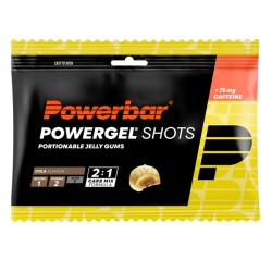 Powerbar shots/vingummi cola m. koffein